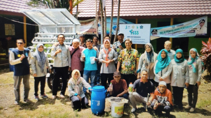 Antisipasi El Nino,  Kelangkaan dan Mahal Pupuk anorganik, BBPP Kementan Bimtek Pembuatan Biotron di Kalimantan Selatan